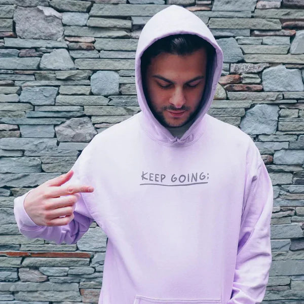 "100 Reasons To Stay Alive Hoodie" (Keep Going)