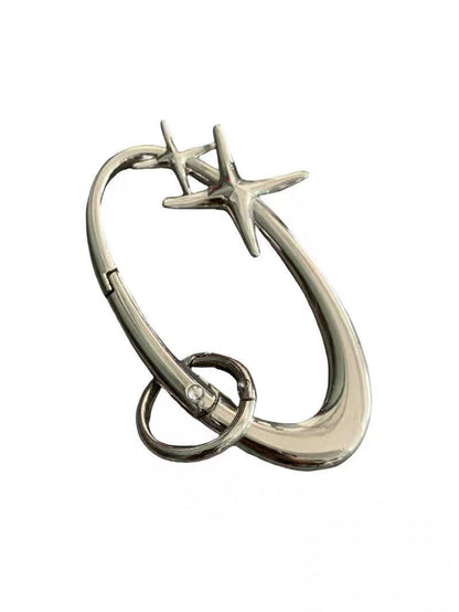 Nova Clasp - Y2K Star Charm Carabiner Keychain & Bag Clip