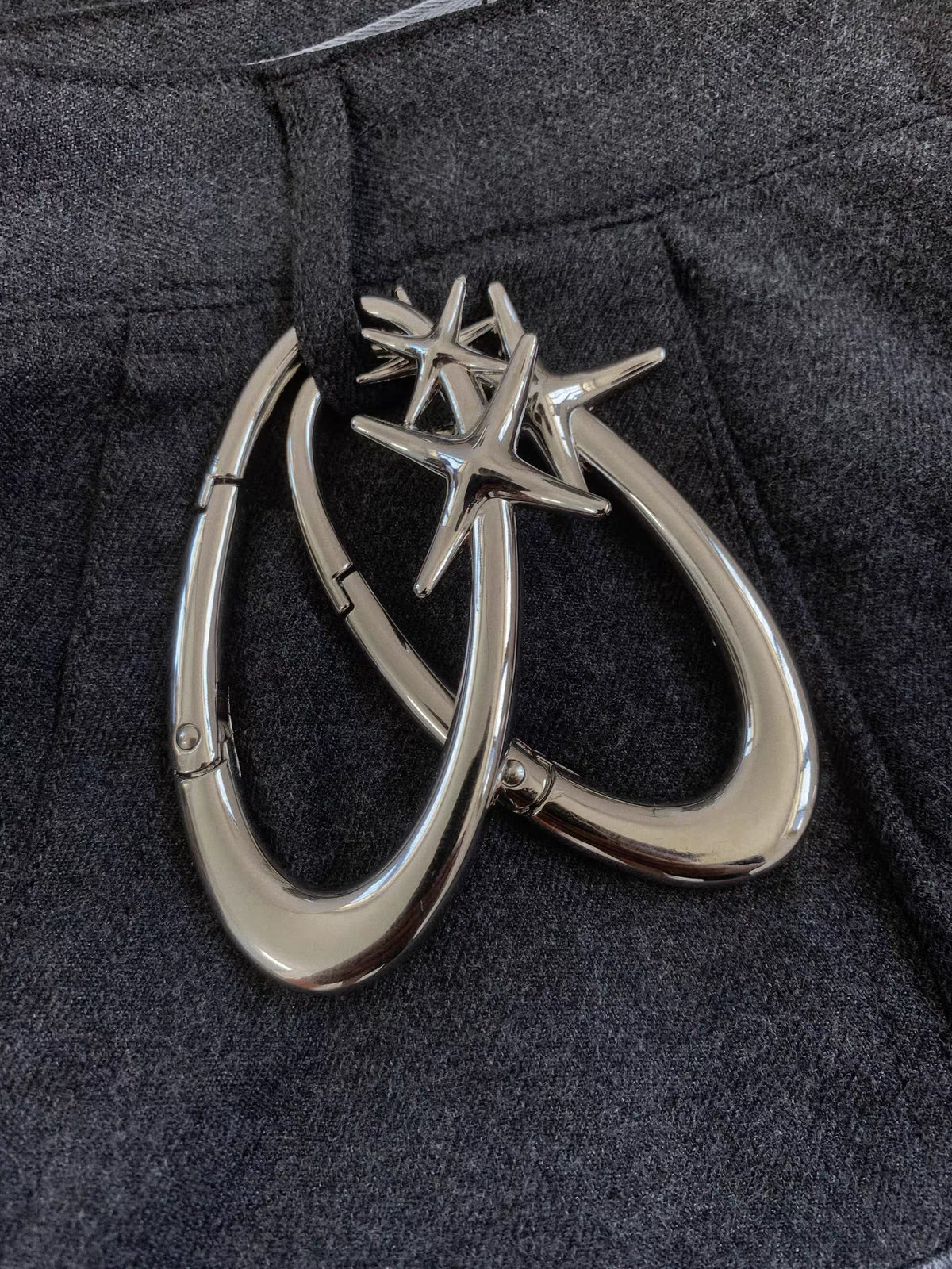 Nova Clasp - Y2K Star Charm Carabiner Keychain & Bag Clip