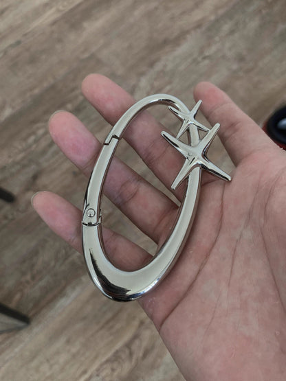 Nova Clasp - Y2K Star Charm Carabiner Keychain & Bag Clip