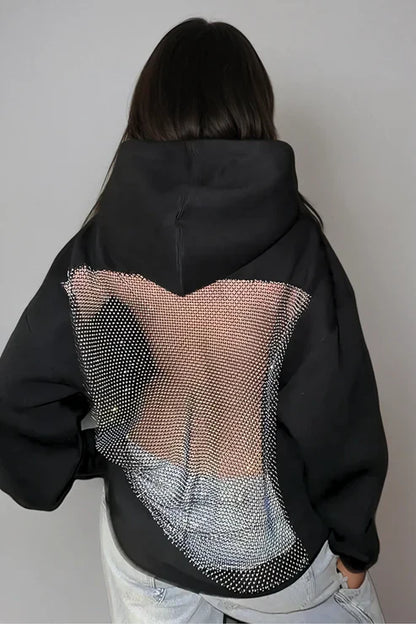Serena Crystal Hoodie